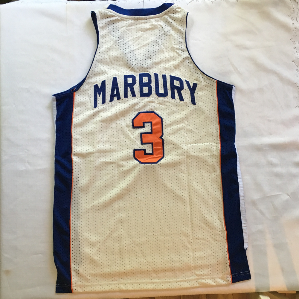 Y2K Stephon Marbury Starbury Jersey Cream Blue Orange New Old Stock With Tags